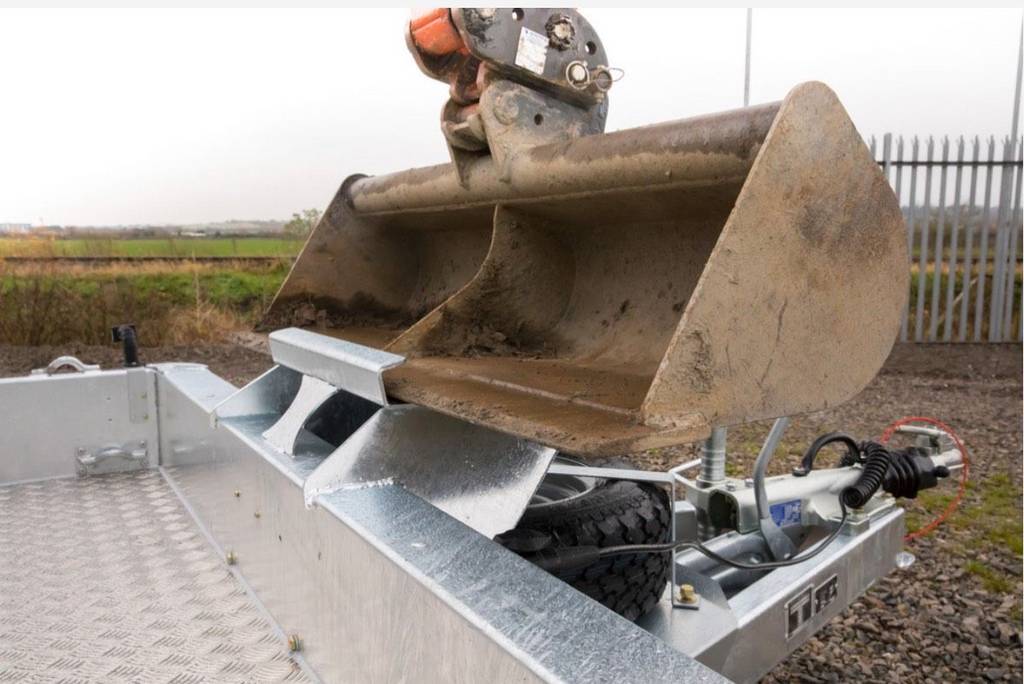 Aufbewahrung Bagger
